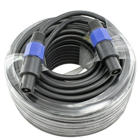 12 Gauge Speaker Cable 100ft long: Speakon - Speakon