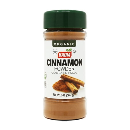 Badia Organic Cinnamon Powder  Canela en Polvo  2 oz Bottle