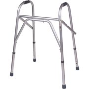 Carex Rigid Lightweight Sturdy Aluminum Bariatric Walker, for Adults, Silver, 300 lb Capacity, 1 Ct