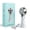 Gold and White, variant on Portable Handheld Fan with Ice Cooler, 5-Speed Settings, Soccer-Shaped Mini Personal Fan, 4500mAh Rechargeable Pocket Fan for Travel/Outdoor/Office Use, Up to 20 Hours of Run Time,Black