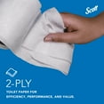 thumbnail image 5 of Scott Professional Standard Roll Toilet Paper, Bulk (13607), 2-Ply, Elevated Design, White, Individually Wrapped, Compact for Easy Storage (20 Rolls of 550 Sheets, 11,000 Sheet Total), 5 of 11