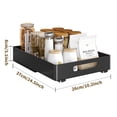 thumbnail image 3 of Pull-out gabinete organizer heavy-duty slide-out cajón no drill required sliding pull-out pantry estantes para cabinets ideal para para kitchen y bathroom (1 piece negra), 3 of 8