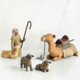 thumbnail image 5 of Willow Hand-painted Sculpture Figures, Nativity Set Shepherds and Stable Animals, 4-Pack Holiday Decorations, 5 of 5