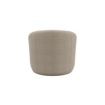 MAINSTAYS BOUCLE SWIVEL ACCENT CHAIR, TAUPE
