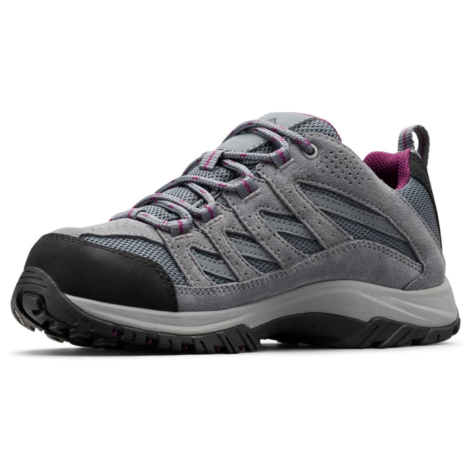 Columbia Women's Crestwood Waterproof Hiking Shoe, Graphite Wild Iris, Size 10
