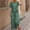 Mint Green, variant on pstuiky Pajamas for Women Set Summer Solid Color Breathable Sleepwear with Pants Lounge Loose Fit Crew Neck Short Sleeve Pajamas Women'S Loungewear Sets Army Green S