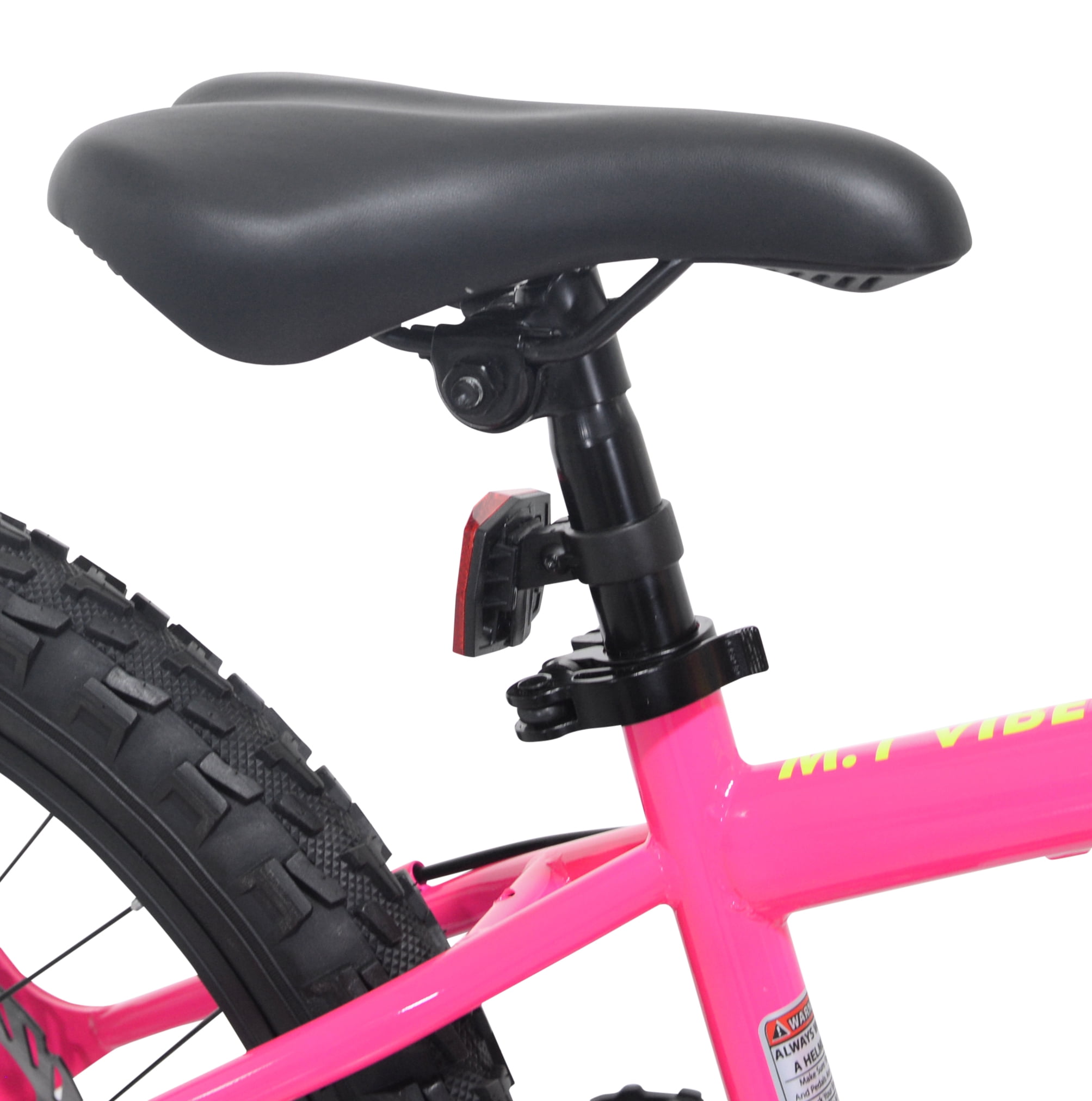 20" Ozark Trail Mountain Bike, 7 Speed, Fits Rider 3'11"-4'4", Pink, Child/Tween/Teen, Unisex