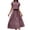 Purple, variant on asdoklhq Summer Wedding Guest Dresses For Women Black Cocktail Dress Summer Crew Neck Short Sleeve Top & Midi Skirt Piece Set Brown L