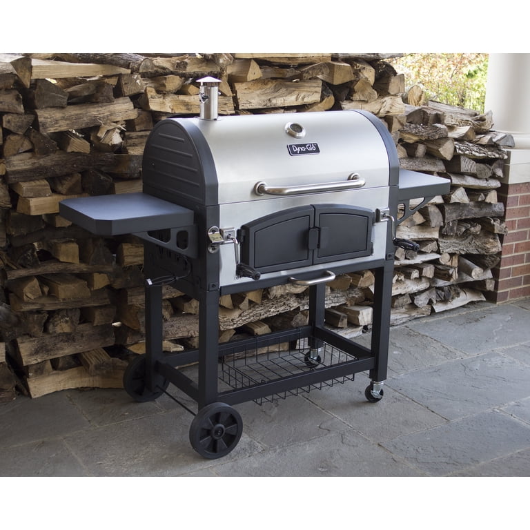 Dyna-Glo X-Large Premium Dual Chamber Charcoal Grill - 816 sq.in. of  Cooking Area Stainless Steel - Walmart.com