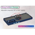 thumbnail image 6 of is Specially Designed for Samsung Galaxy Note 20 Ultra Anti-Fingerprint, Built-in 360° Rotating Ring Bracket Solid and Durable Magnetic car Phone case, Suitable for 6.9inches Male-Blue…, 6 of 12