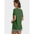 thumbnail image 2 of Women's Ultra-Soft V-Neck Short Sleeve T-Shirt - Casual Comfort Fit Tee, 2 of 6