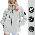 thumbnail image 1 of Anoraks para mujer y hombre, chaqueta impermeable, transpirable, fina, para ciclismo, para viajes, exteriores, cortavientos con capucha, 1 of 9