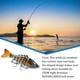 thumbnail image 5 of Soidarity Paquete de 3 señuelos de pesca de plástico de agua salada cebo falso atracción al aire libre Swimbaits artificiales Crankbait accesorio 10cm Pescar Tipo 5 Soidarity OD023723-05, 5 of 6