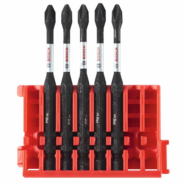 Power Bit Bosch ITDPH23505C Driven de 3.5 pulgadas Phillips® #2, 5 unidades