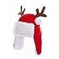 thumbnail image 3 of Kurt S Adler 4965018 7 in. Plush Red Kids Christmas Hat with Antlers, 3 of 4