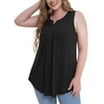 thumbnail image 3 of a.Jesdani Womens Plus Size Tunic Tank Tops Sleeveless Casual Blouses m-4x, 3 of 8