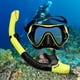 thumbnail image 5 of Máscara Buceo Gafas Natación para Adultos S Juego Tubo Respiración Snorkel () Amarillo, 5 of 9