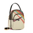 thumbnail image 7 of FORMRS Crossbody Bag for Women Quilted Travel Shoulder Cell Phone Purse with Chain Strap Handbag, Colorful Plane Stripes, 7 of 7