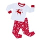 thumbnail image 1 of Conjuntos de pijamas a rayas de manga larga de algodón blanco y negro, Pijamas para niños de 1 a 8 años, Pijamas de Navidad para niños, ropa de dormir para bebés PJS, 1 of 4
