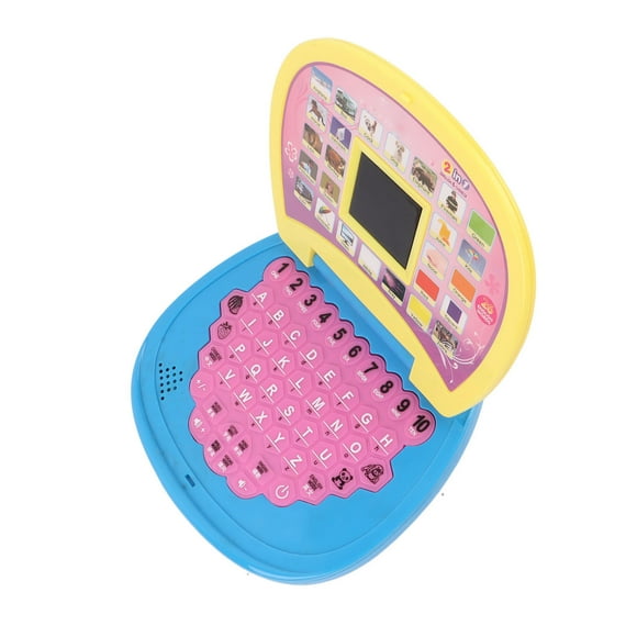 Kids Laptop Toy, Kids Learning Laptop Educational Learning LED Screen Portable Handle Computer Learning Toy for Children