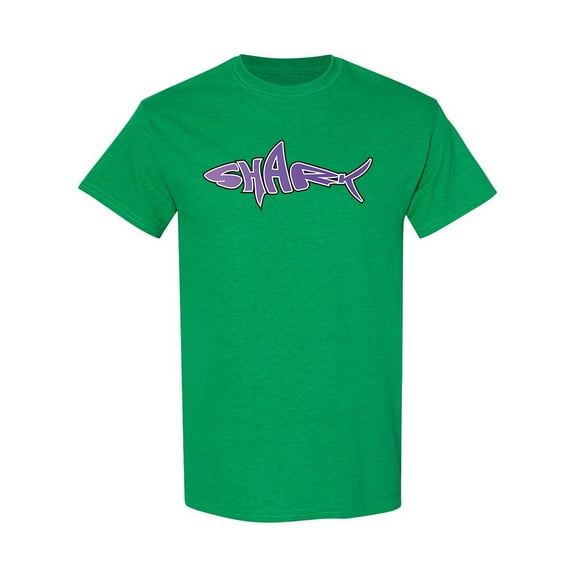 Shark Name Icon T-Shirt Men -Image by Shutterstock, Male Medium