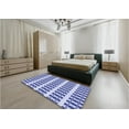 thumbnail image 4 of Ahgly Company Indoor Rectangle Patterned Royal Blue Area Rugs, 5' x 7', 4 of 6