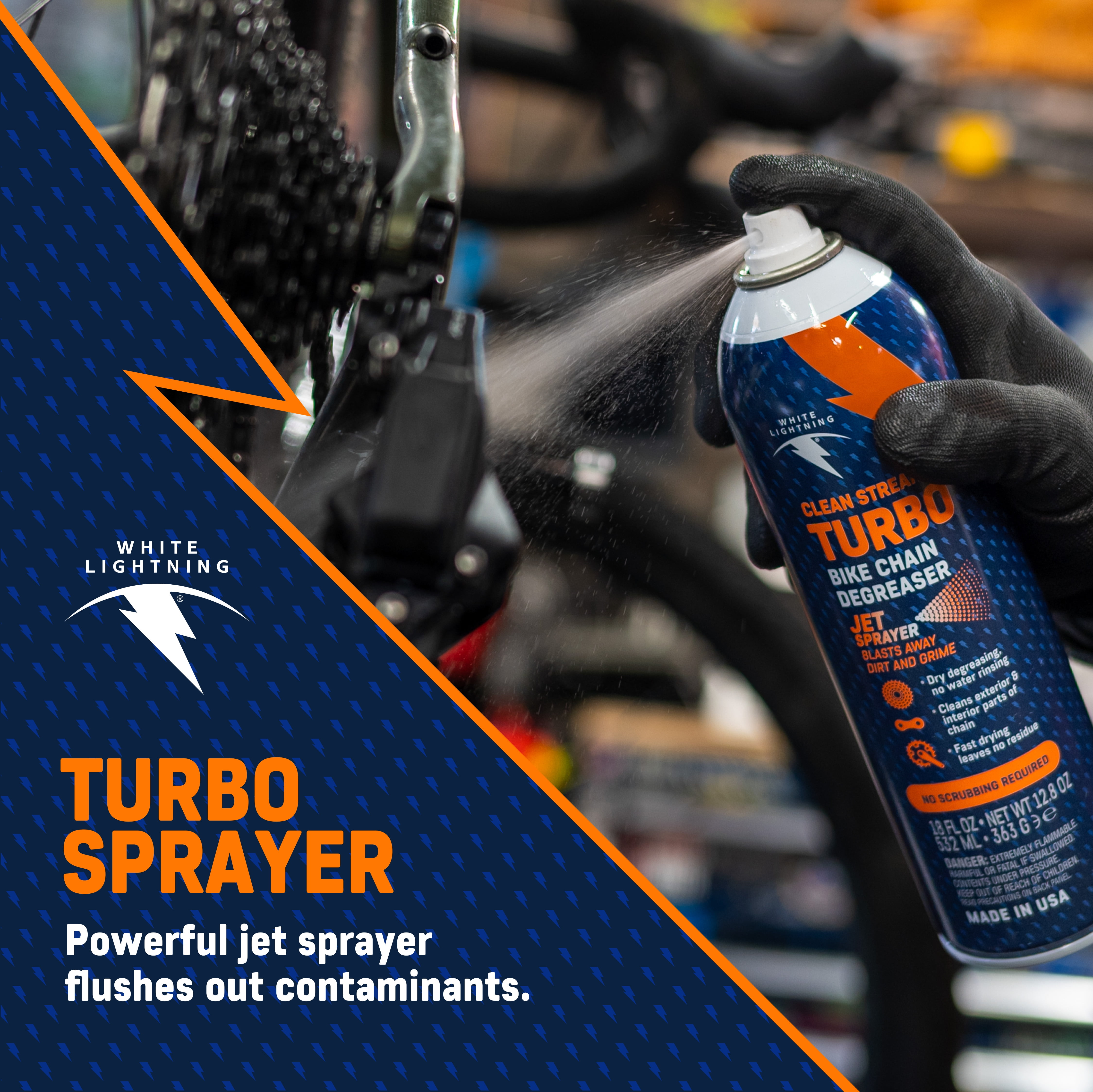 White Lightning® Clean Streak Turbo Turbo Sprayer Fast