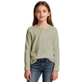 thumbnail image 2 of EnJoCho Children's Cotton Collar T Shirt Boys' And Girls' Long Sleeved Base Layer For Medium And Large Children Spring And Autumn Style Children's Clothing., 2 of 8