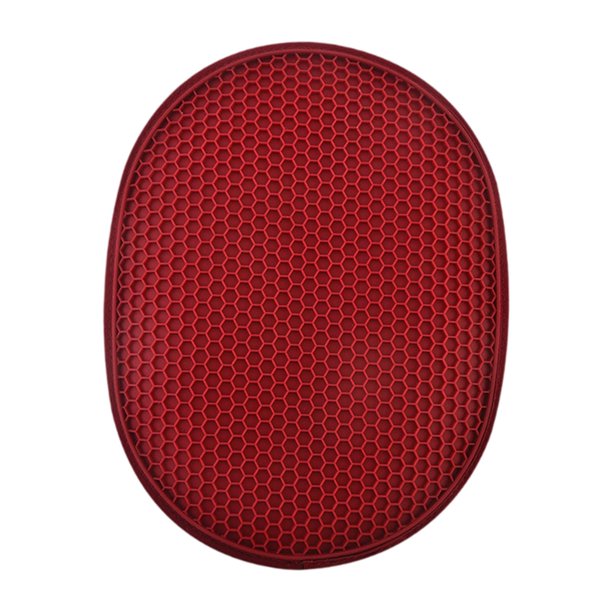 Soporte de maceta resistente al calor 2 en 1 Mittanes de horno Guantes de horno multipropósito contra el deslizamiento para acampar a la parrilla de Rojo