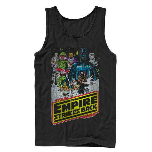 Men's Star Wars Movie Poster Tank Top Black 2X Large