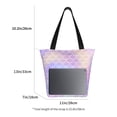 thumbnail image 4 of Kdxio Fish Scale1 Women Reusable Grocery Bags Foldable Ripstop,Reusable Shopping Bags for Shopping,Gym,Gift, 4 of 7