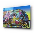 thumbnail image 2 of Epic Art 'Love You Hound' by Dean Russo Studios, Acrylic Glass Wall Art, 24"x16", 2 of 8