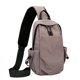 thumbnail image 1 of Bolso de hombre, bolso de mensajero, bolso de pecho informal de moda para hombre, bolso de tendencia simple, bolso de hombro de estilo japonés para mujer, 1 of 6