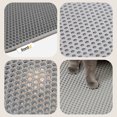 thumbnail image 5 of Tapis de Litière pour Chat 30*30cm Double Couche Imperméable, 5 of 5