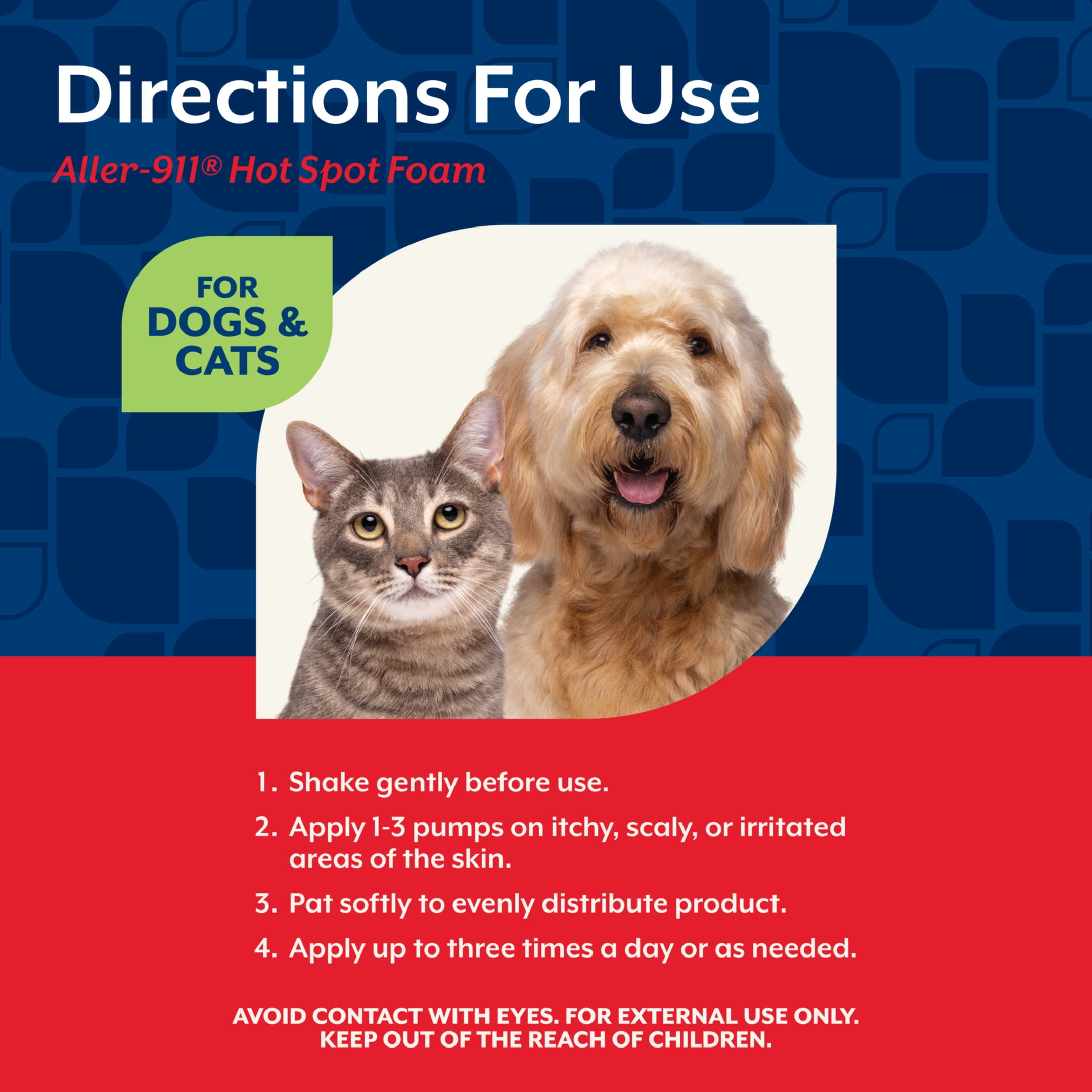 NaturVet Aller-911 Hot Spot Foam for Dogs 8oz
