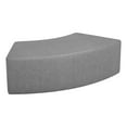 thumbnail image 2 of Learniture Shapes Series II Vinyl Soft Seating - S-Curve (12" High) -Gray Crosshatch, 2 of 2