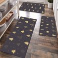 thumbnail image 2 of Kitchen Rugs Sets of 3 Non Slip Washable Kitchen Mats for Floor, Waterproof Kitchen Runner Rug, Floor Mat Carpet for Entryway, Laundry, Sink, Hallway, Bathroom, 2 of 10