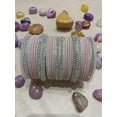 thumbnail image 3 of Indian Wedding Bangles Set, Bridal Bangles, Traditional Bangle Set Lightweight jewllery Bangles Bridesmaid Gift (Pink, 2.10(Extra Large)), 3 of 3