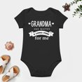 thumbnail image 4 of Grandma Has Waited A Long Time For Me - Baby Clothes - Funny Newborn Bodysuit Outfits for Boys And Girls Black-style 12months, 4 of 7