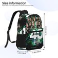 thumbnail image 4 of 17 In Wres-Tler W-W,E Backpack with Front Pocket Large Capacity Travel Bookbag Travel Laptop Bag for Men Women, 4 of 8