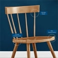 thumbnail image 6 of Modway Arise 19.5" Oval Back Fabric Dining Side Chair in Natural/Gray, 6 of 8