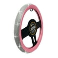 thumbnail image 2 of TrexNYC Rhinestone Steering Wheel Cover: Sparkling Rhinestone and Bling Steering Wheel Cover for Women, Pink, 2 of 3