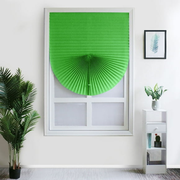 Hbdhejl Curtain For Windows Polyester Fabric Panel Drapes，Cordless Pleated Window Shades Easy Install No Drill No Tools Multiple Color Options Light Filtering Blinds Size 23.6