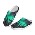 thumbnail image 2 of Disketp Northern Lights 2 Women's Men's Slippers Plush Slip-On House Slipper for Winter Indoor Soft Cushion Non-slip Fluffy Slides Slippers-46/47, 2 of 7
