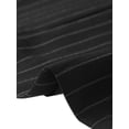 thumbnail image 6 of DARING DIVA Women's Elegant Double Tie Wrap Blazer S Black Pin Stripe, 6 of 6