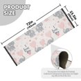thumbnail image 5 of Yayeee Runner Rug for Bedroom 2'x6' Machine Washable Hallway Non Slip Mat, Cute Elephant, 5 of 8