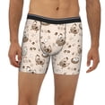 thumbnail image 2 of Picia Chicken With Floral Pattern Men's Athletic Long Leg Briefs , Performance Stretch Underwear，Moisture-Wicking, 2 of 7