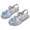 Light Blue, variant on Little Girls'Jelly Sandals, Casual Beach Closed Toe Soft Soled Summer Shoes Pink Size 11(Little Kids)