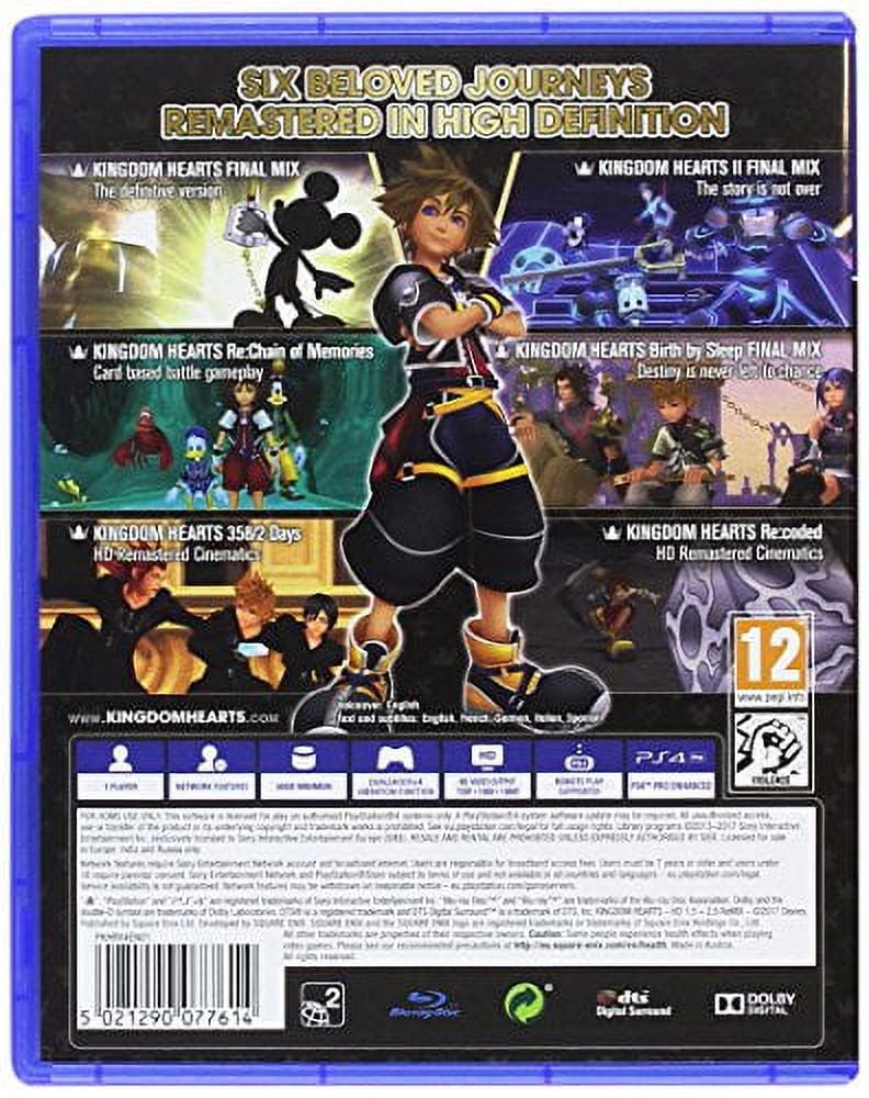 Kingdom Hearts HD 1.5 and 2.5 Remix (PS4 Playstation 4) 6 Beloved Journeys  Remastered in HD 