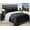 Black, variant on Mocassi 2000 Thread Sherpa Comforter & Duvet Black, Queen